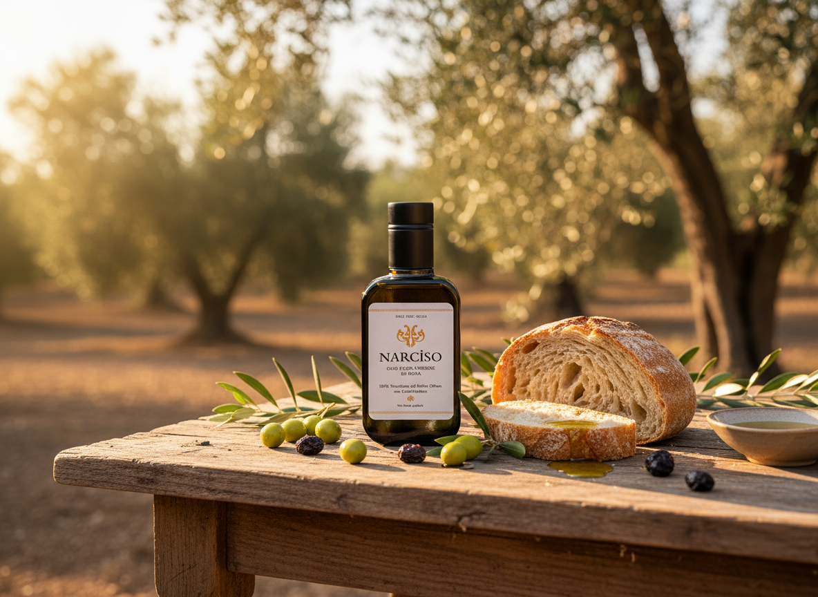 Narciso – Olio Extra Vergine di Oliva-Nocellara del Belice-Flasche (0,25L) - Bild 2