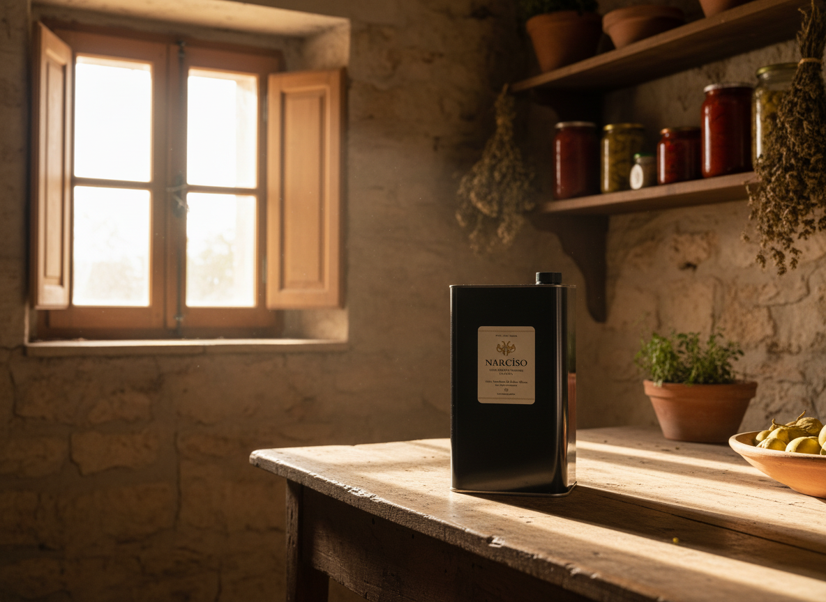 Narciso – Olio Extra Vergine di Oliva-Nocellara del Belice- Kanister- 3 Liter - Bild 3