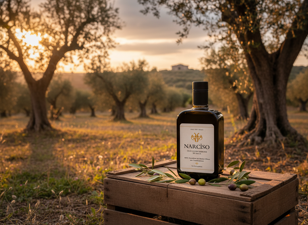 Narciso – Olio Extra Vergine di Oliva-Nocellara del Belice-Flasche (0,5L)