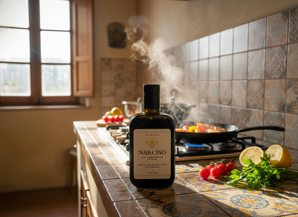 Narciso – Olio Extra Vergine di Oliva-Nocellara del Belice-Flasche (0,5L)